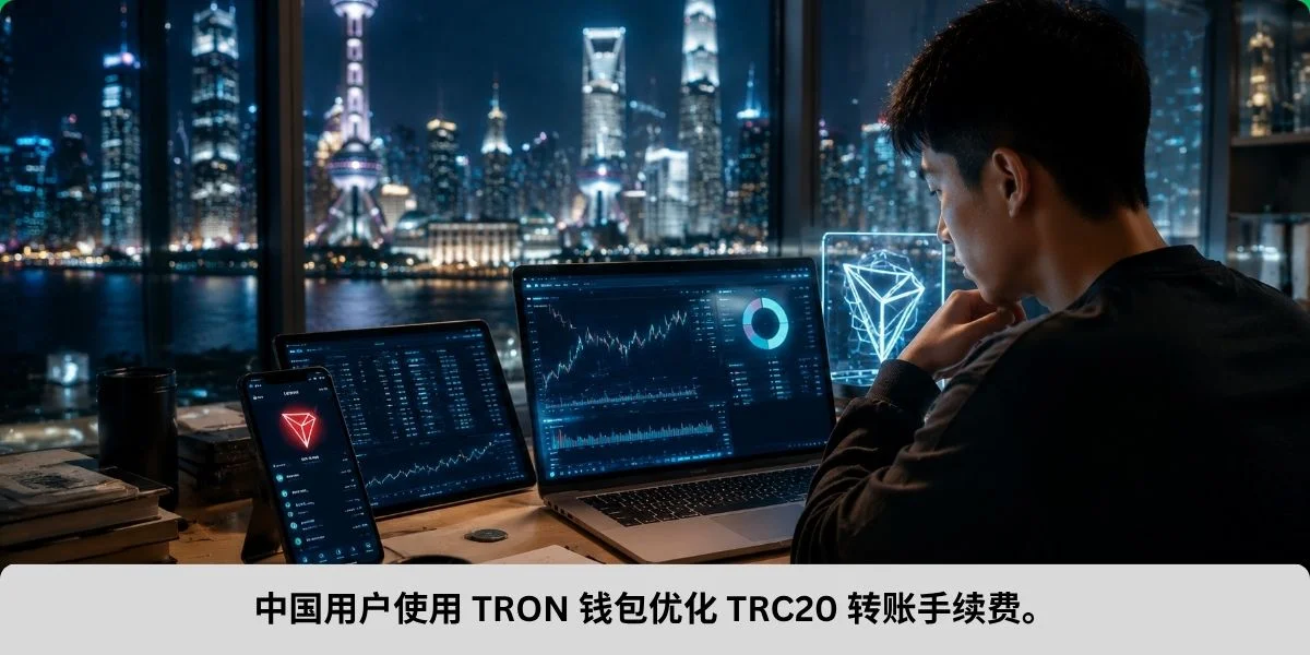中国用户使用 TRON 钱包优化 TRC20 转账手续费