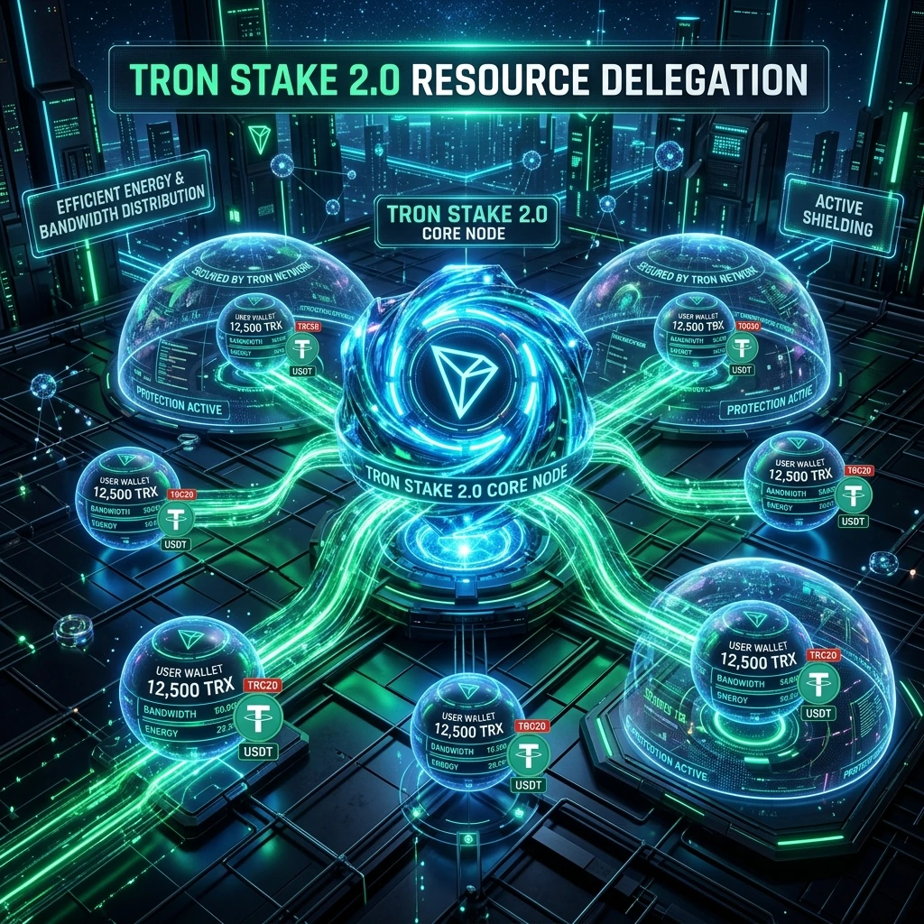 TRON Stake 2.0 资源委托详解：Energy 代理、收回与安全边界