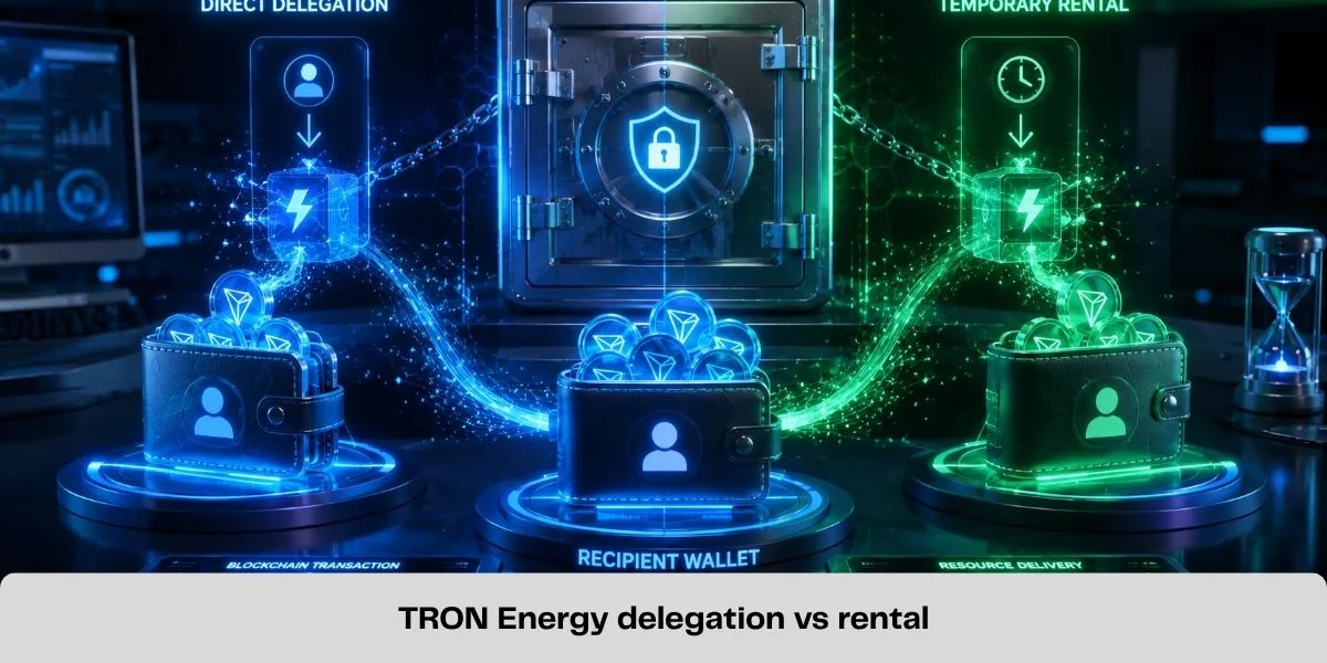 TRON Energy delegation vs rental