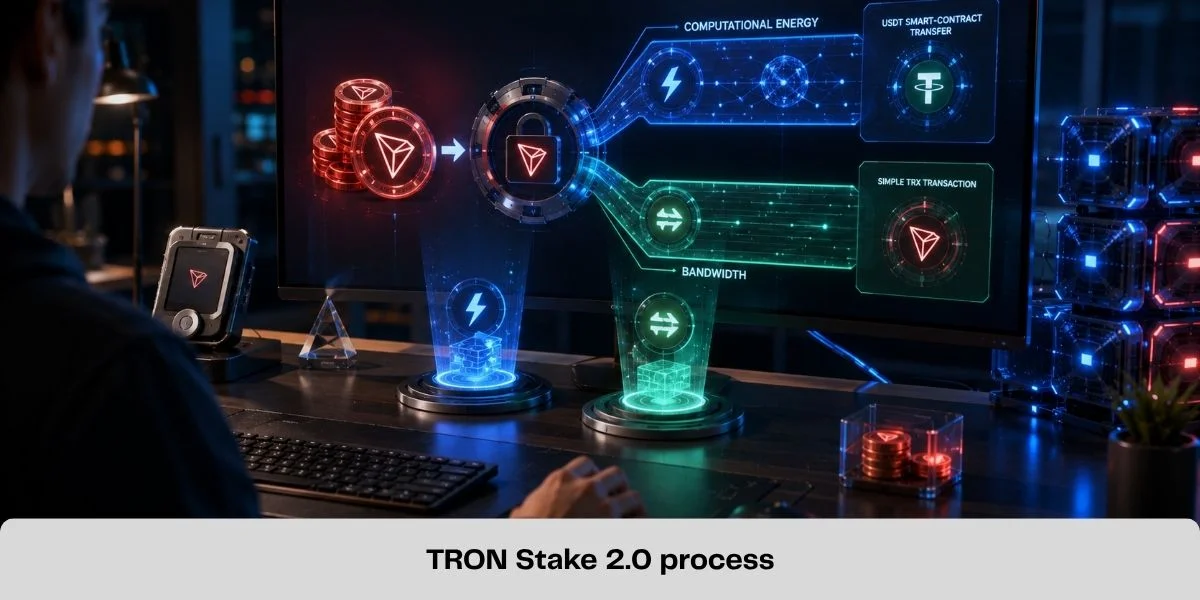 TRON Stake 2.0 process