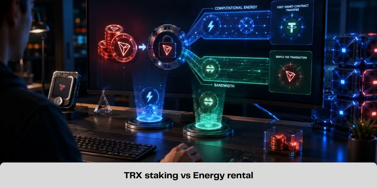 TRX staking vs Energy rental