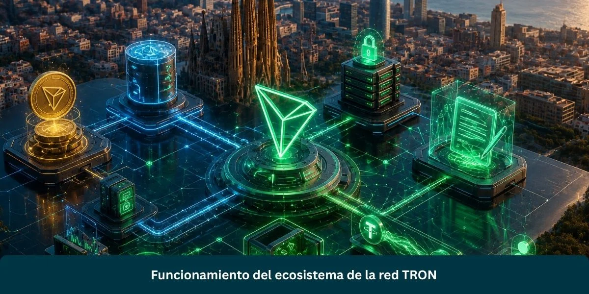 Funcionamiento del ecosistema de la red TRON