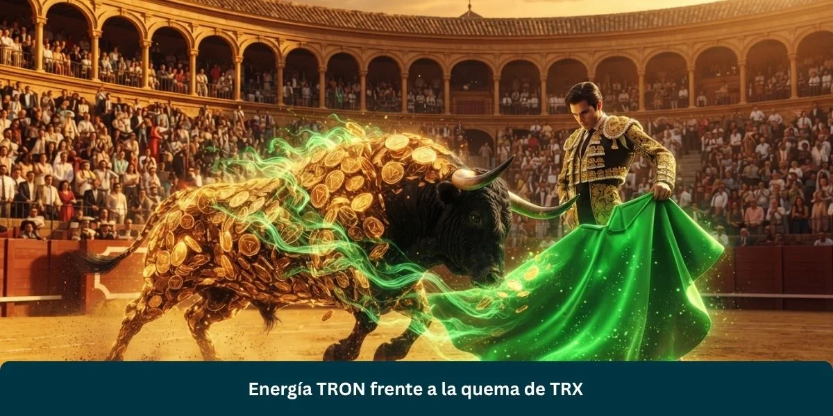 Energía TRON frente a la quema de TRX