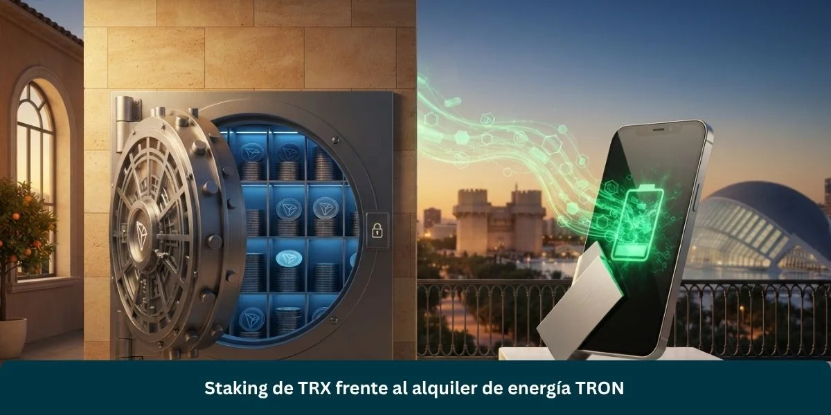 Staking de TRX frente al alquiler de energía TRON