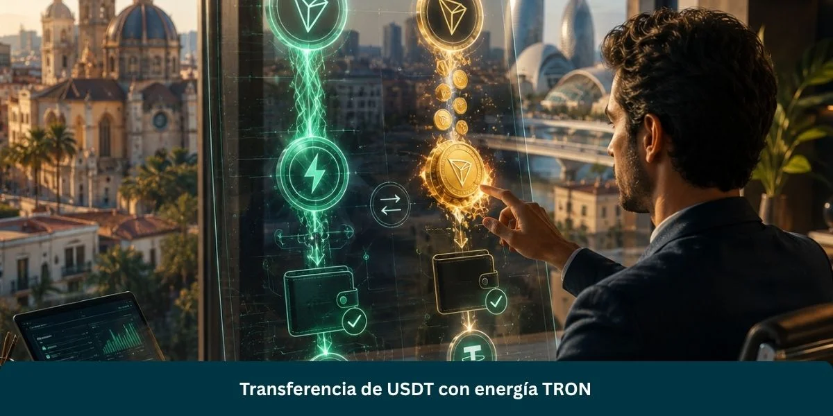 Transferencia de USDT con energía TRON