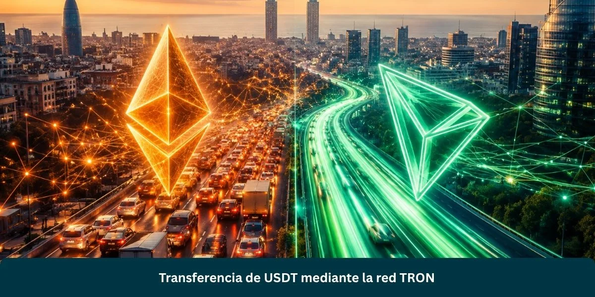 Transferencia de USDT mediante la red TRON