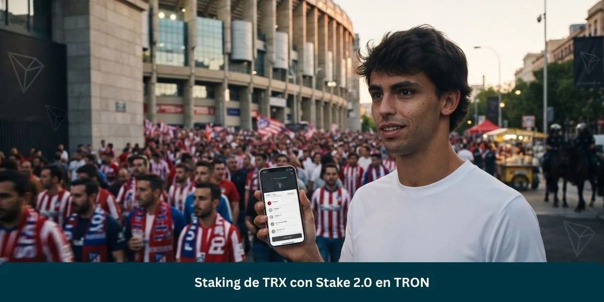 Staking de TRX con Stake 2.0 en TRON
