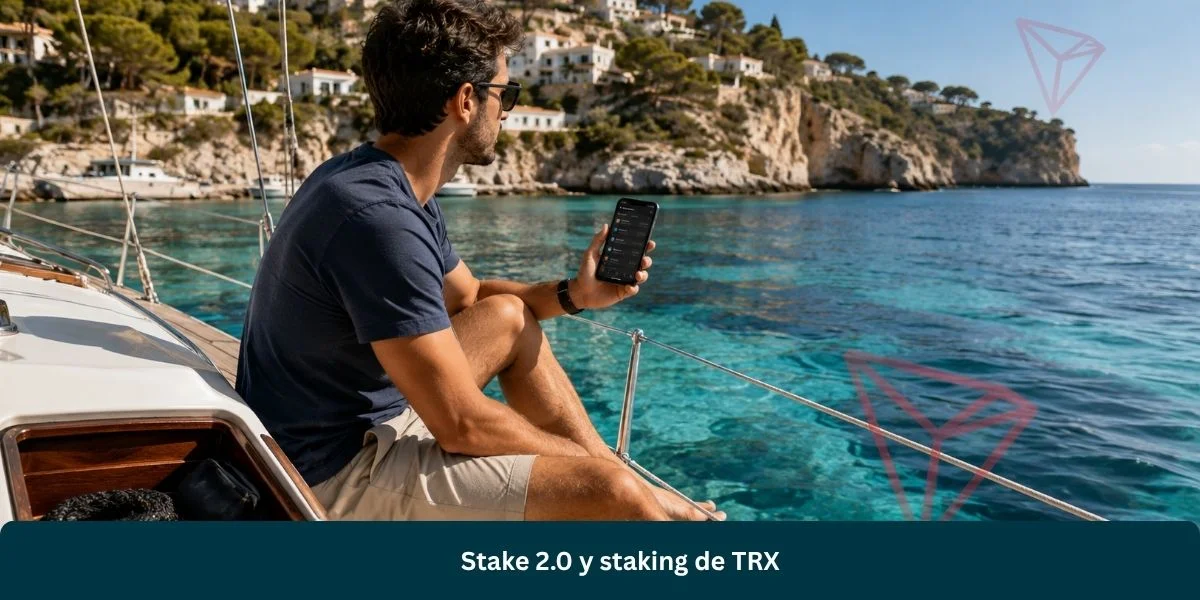 Stake 2.0 y staking de TRX