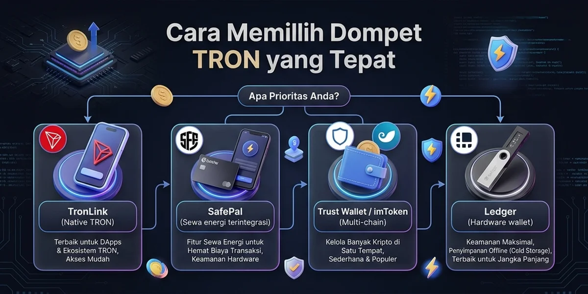Cara Memilih Dompet TRON yang Tepat