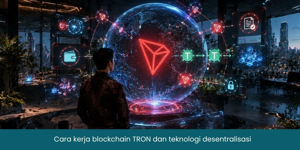 Cara kerja blockchain TRON dan teknologi desentralisasi