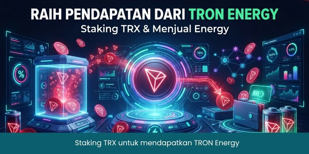 Staking TRX untuk mendapatkan TRON Energy