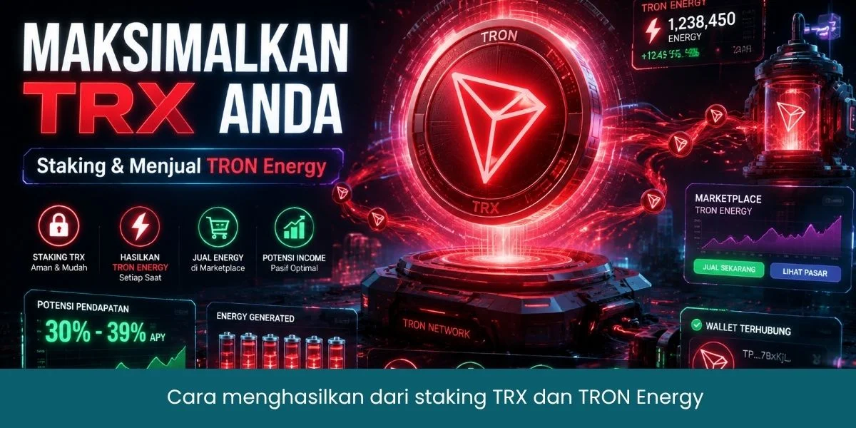 Cara menghasilkan dari staking TRX dan TRON Energy