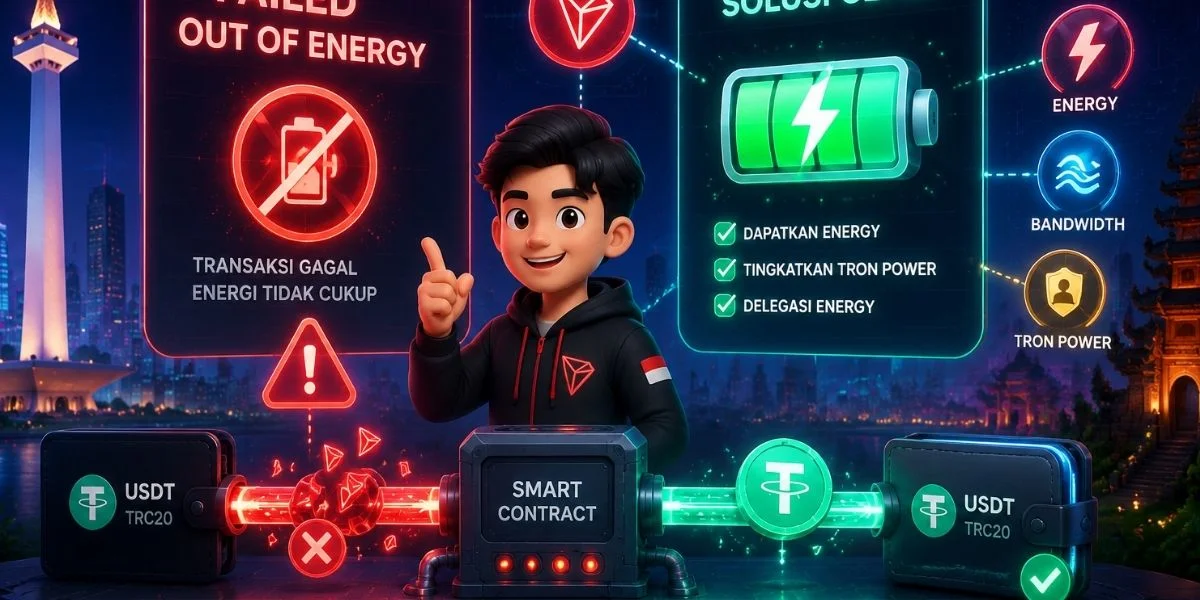 Cara mengatasi error Out of Energy TRON