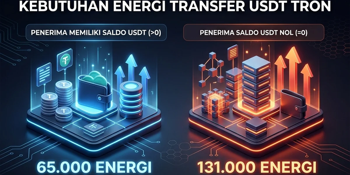Kebutuhan Energi USDT di TRON