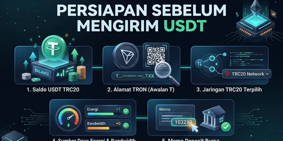 Cara Mengirim USDT di TRON