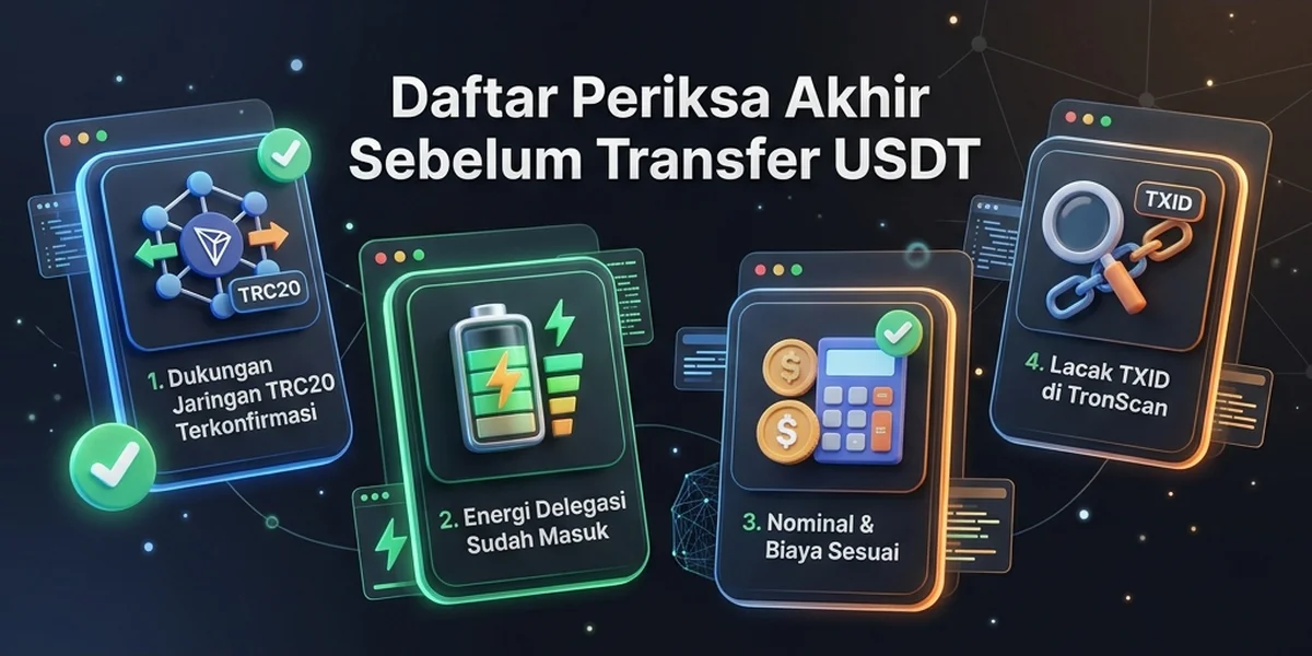 Verifikasi Dompet TRON Sebelum Mengirim USDT