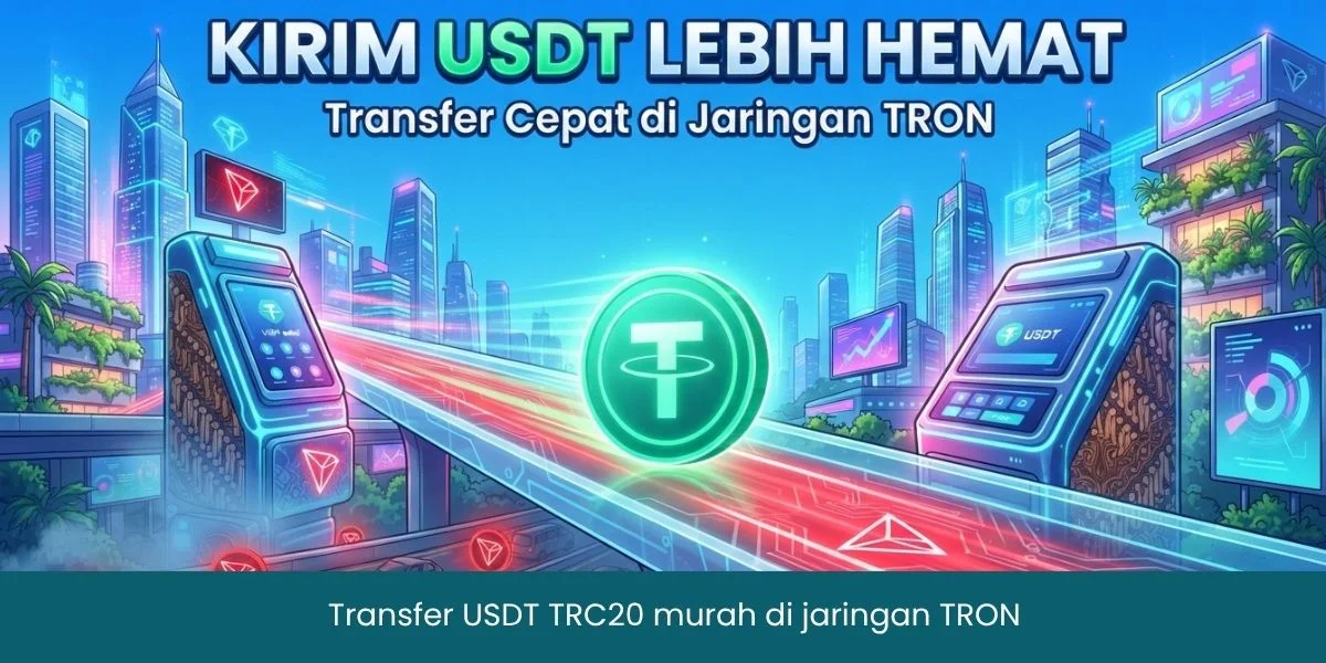 Transfer USDT TRC20 murah di jaringan TRON