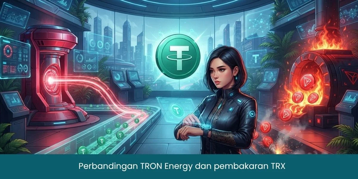 Perbandingan TRON Energy dan pembakaran TRX