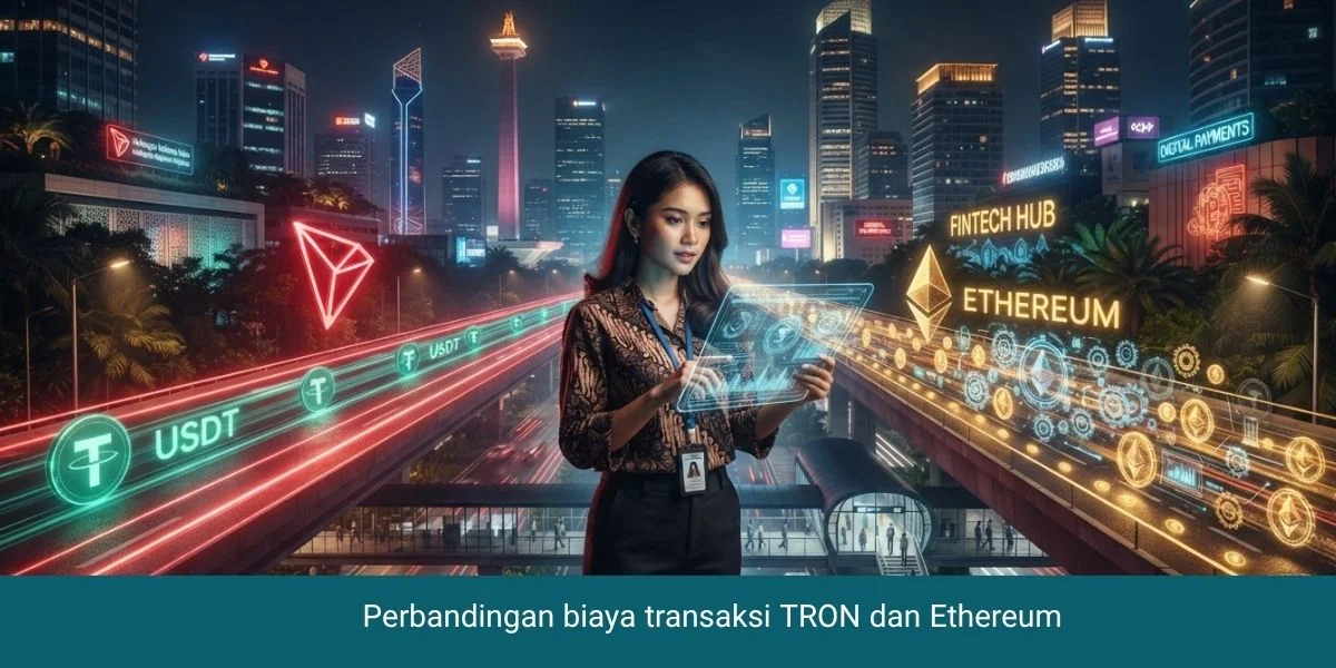 Perbandingan biaya transaksi TRON dan Ethereum