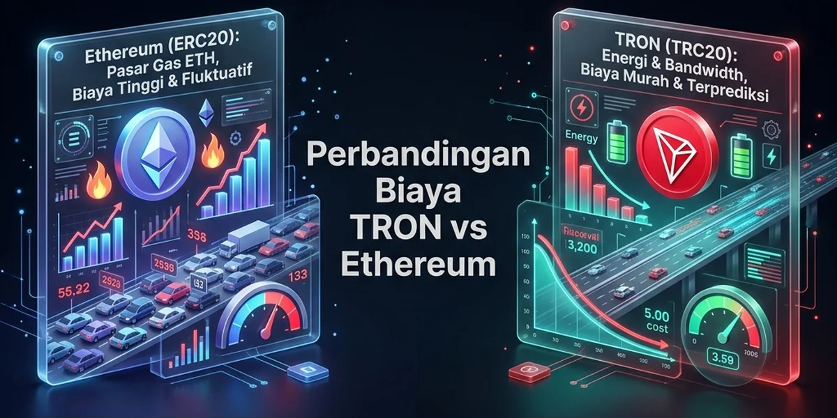 Perbandingan Biaya TRON vs Ethereum