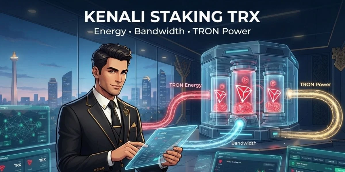 Cara kerja staking TRX dan TRON Power