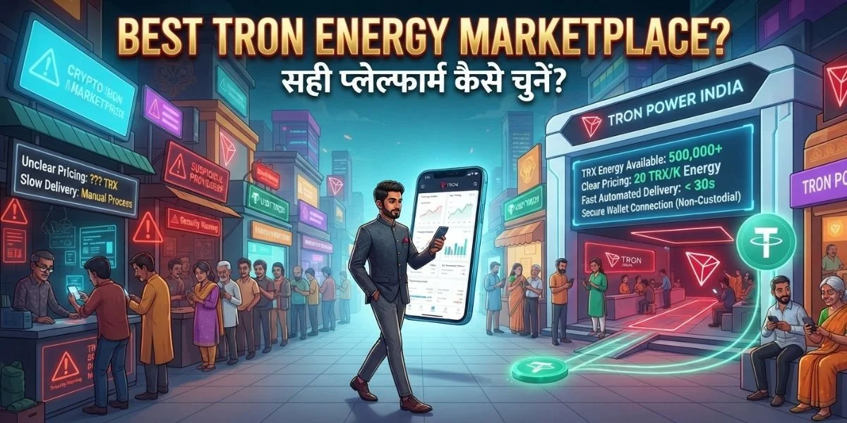 2026 में सबसे अच्छा TRON Energy Marketplace कैसे चुनें