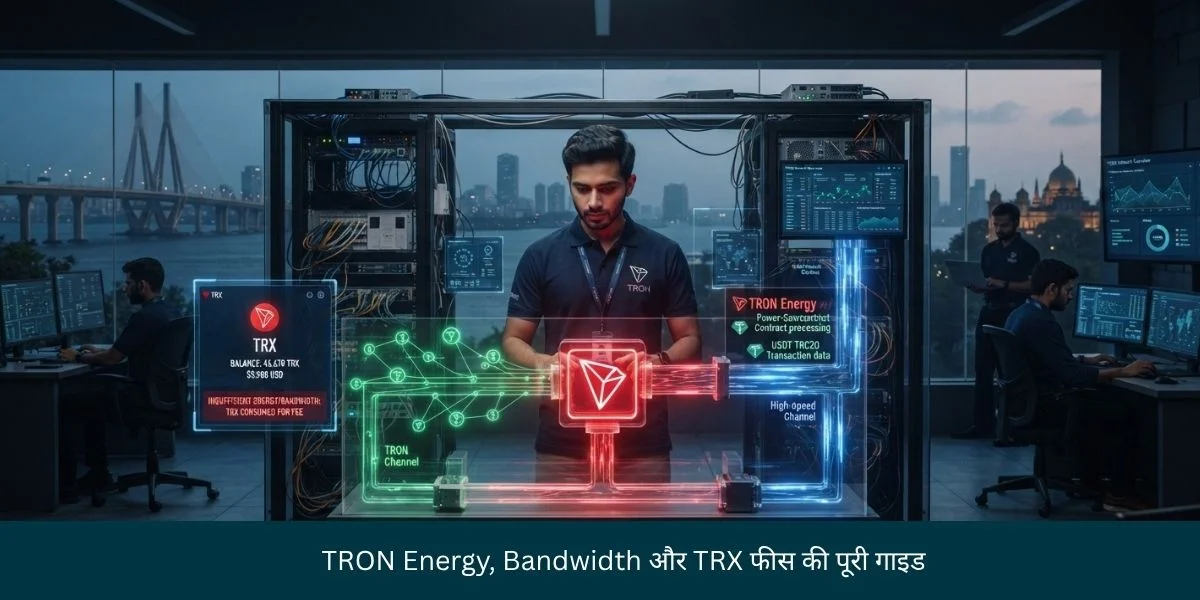 TRON Energy, Bandwidth और TRX फीस की पूरी गाइड
