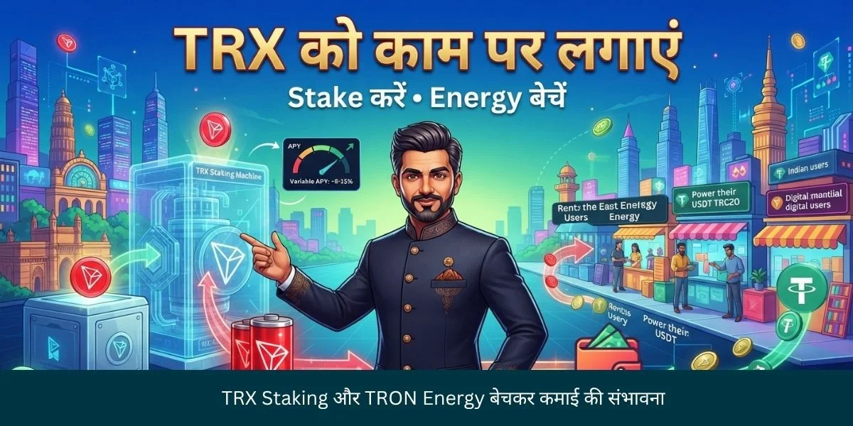 TRX Staking और TRON Energy बेचकर कमाई की संभावना