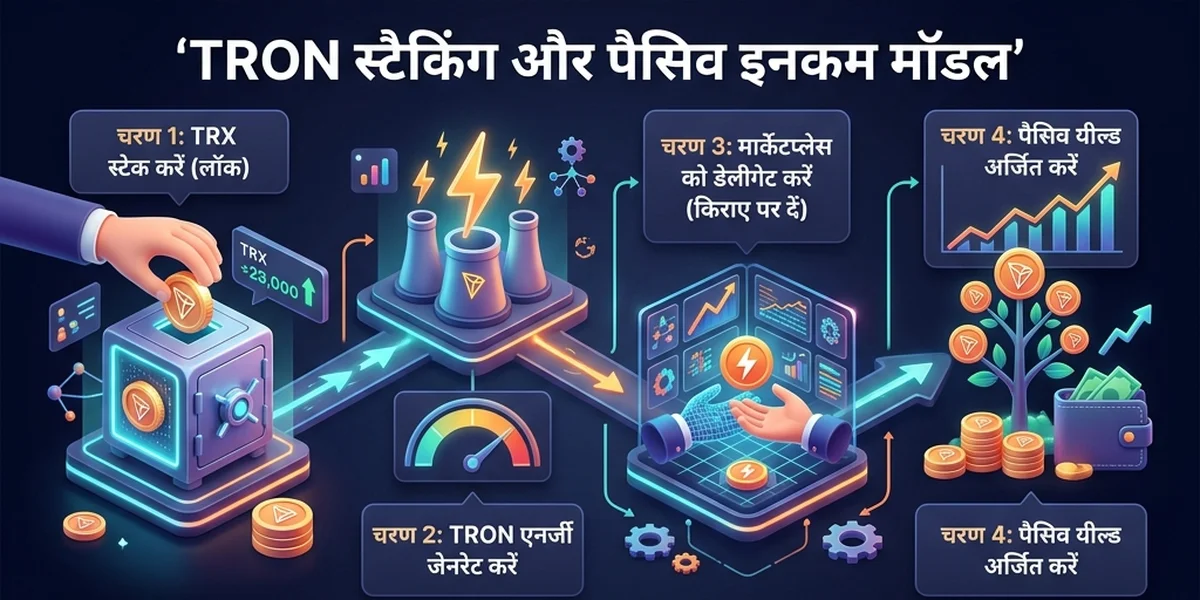 TRON स्टैकिंग और पैसिव इनकम मॉडल
