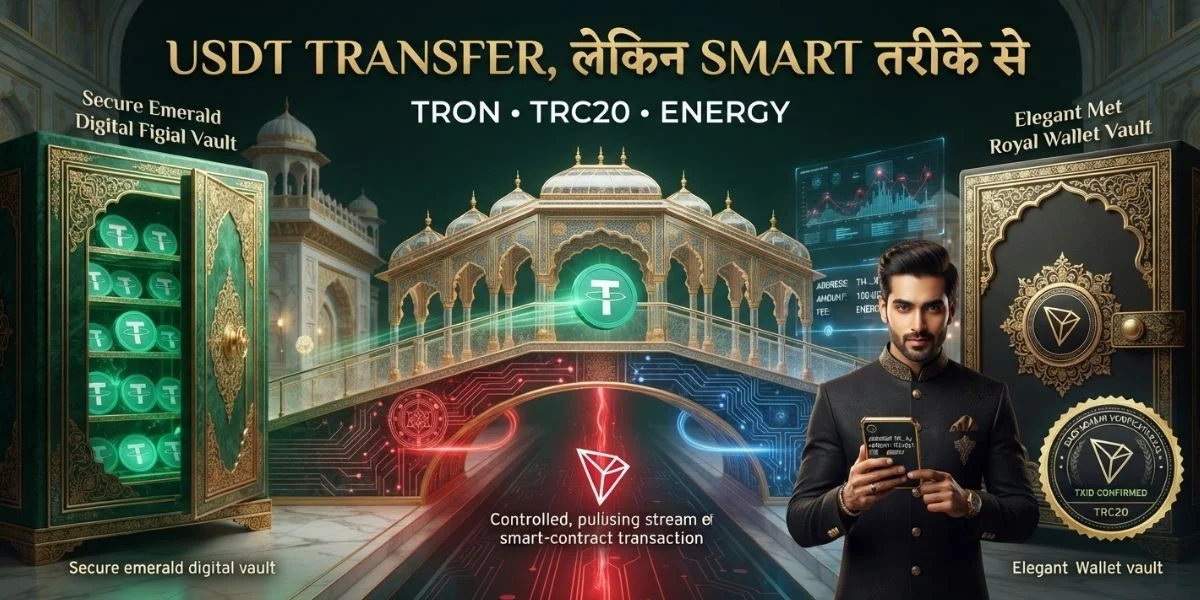 TRON पर कम फीस में USDT भेजने का तरीका