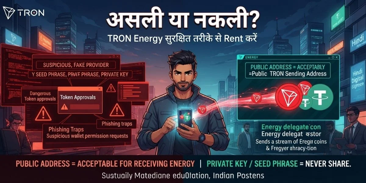 सुरक्षित TRON Energy Rental और फर्जी प्रदाता की पहचान