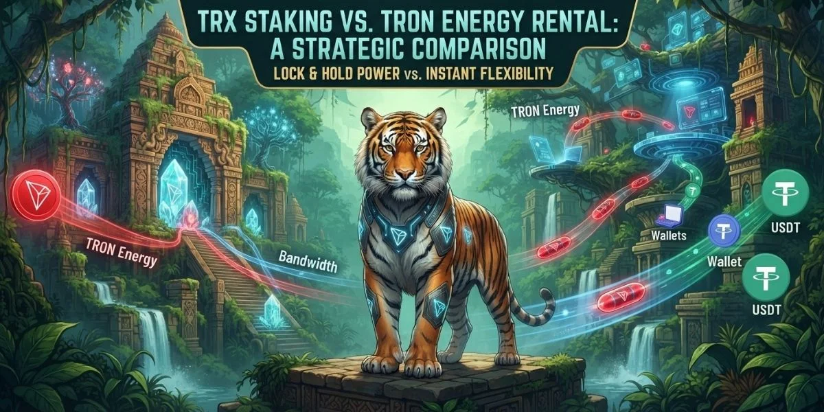 TRON Energy Rental और TRX Staking तुलना