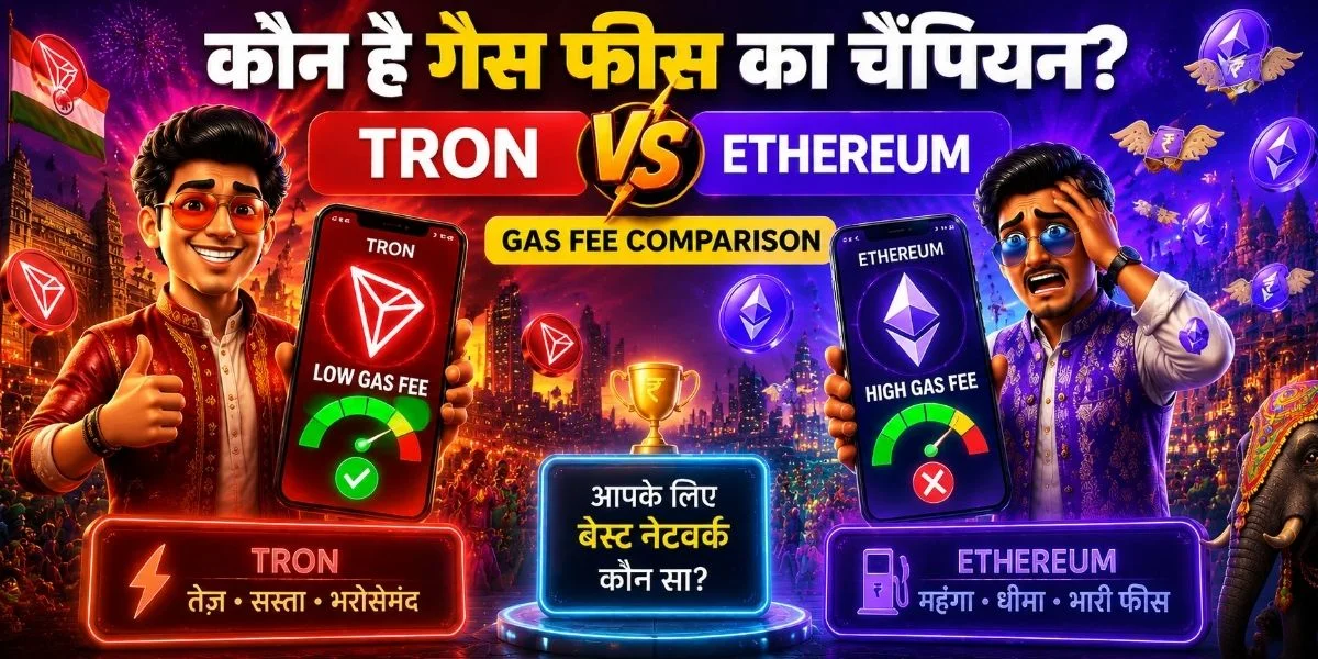 TRON और Ethereum गैस फीस की तुलना