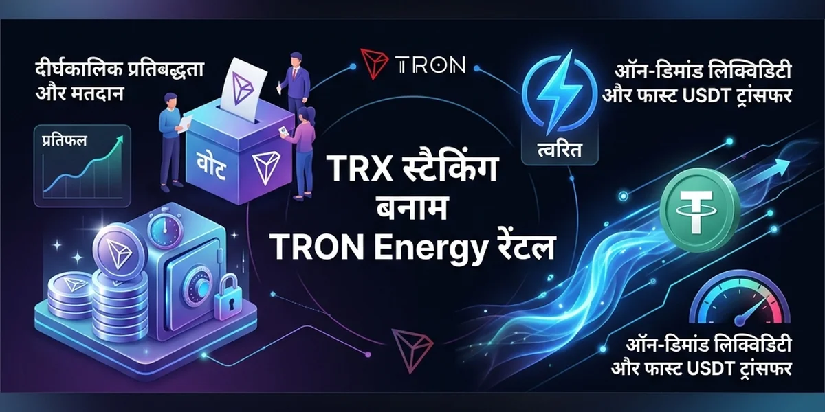 TRX स्टैकिंग बनाम Energy रेंटल