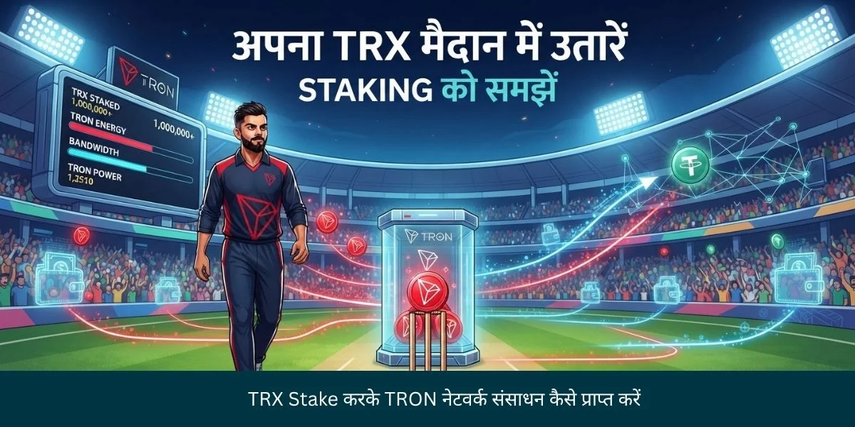TRX Stake करके TRON नेटवर्क संसाधन कैसे प्राप्त करें