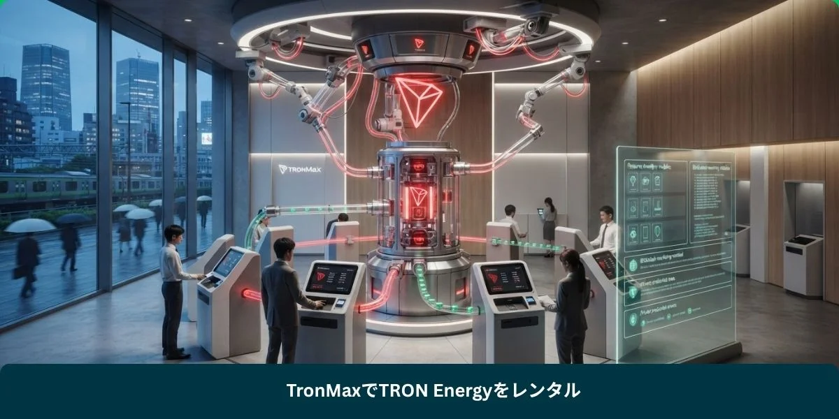 TronMaxでTRON Energyをレンタル