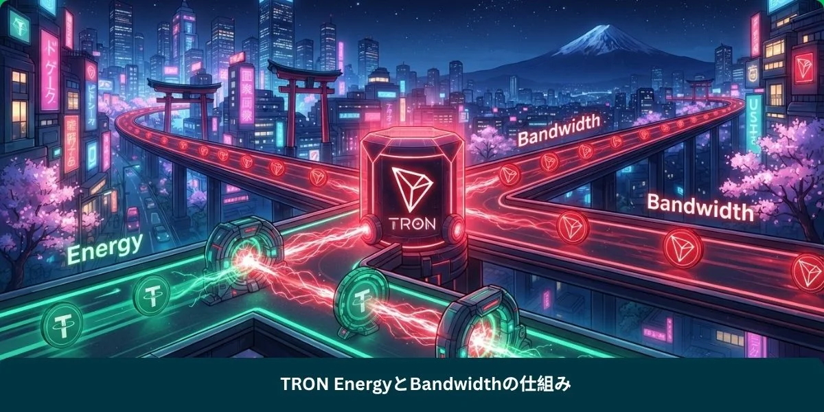 TRON EnergyとBandwidthの仕組み