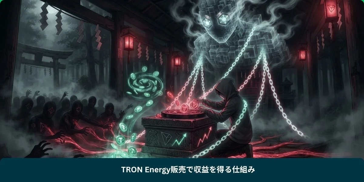 TRON Energy販売で収益を得る仕組み