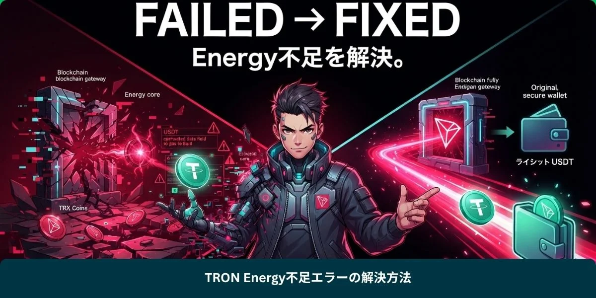 TRON Energy不足エラーの解決方法