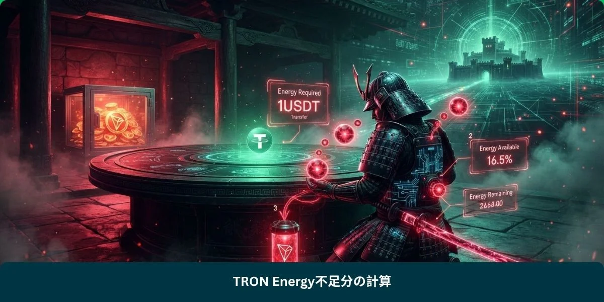 TRON Energy不足分の計算