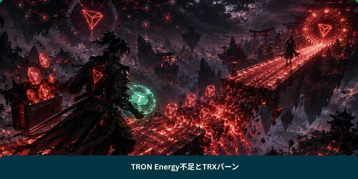 TRON Energy不足とTRXバーン