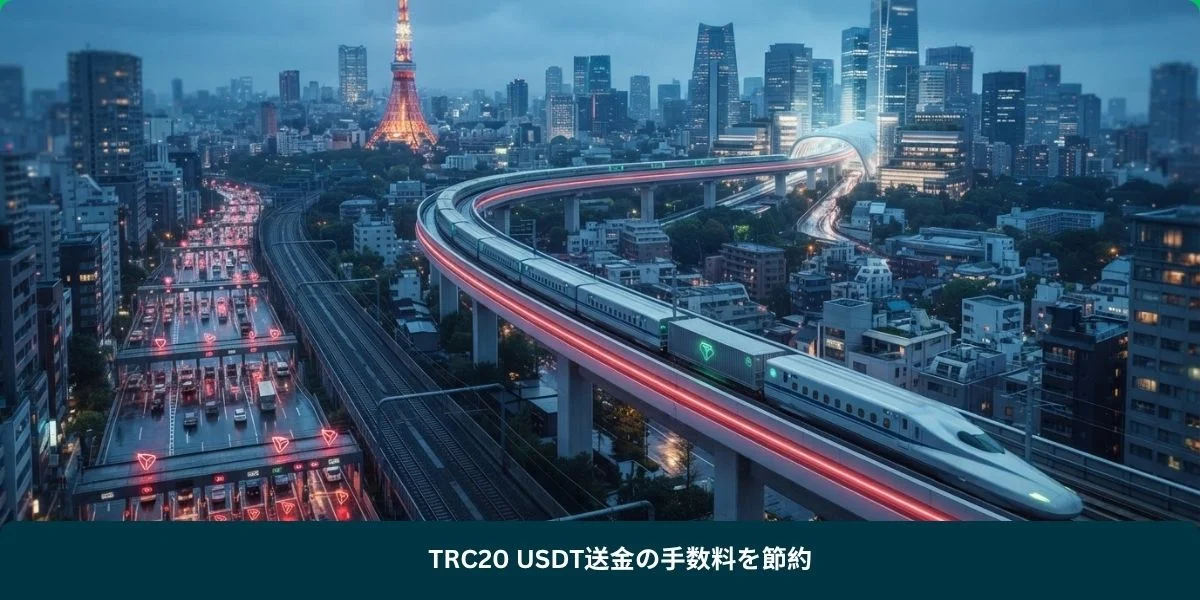TRC20 USDT送金の手数料を節約
