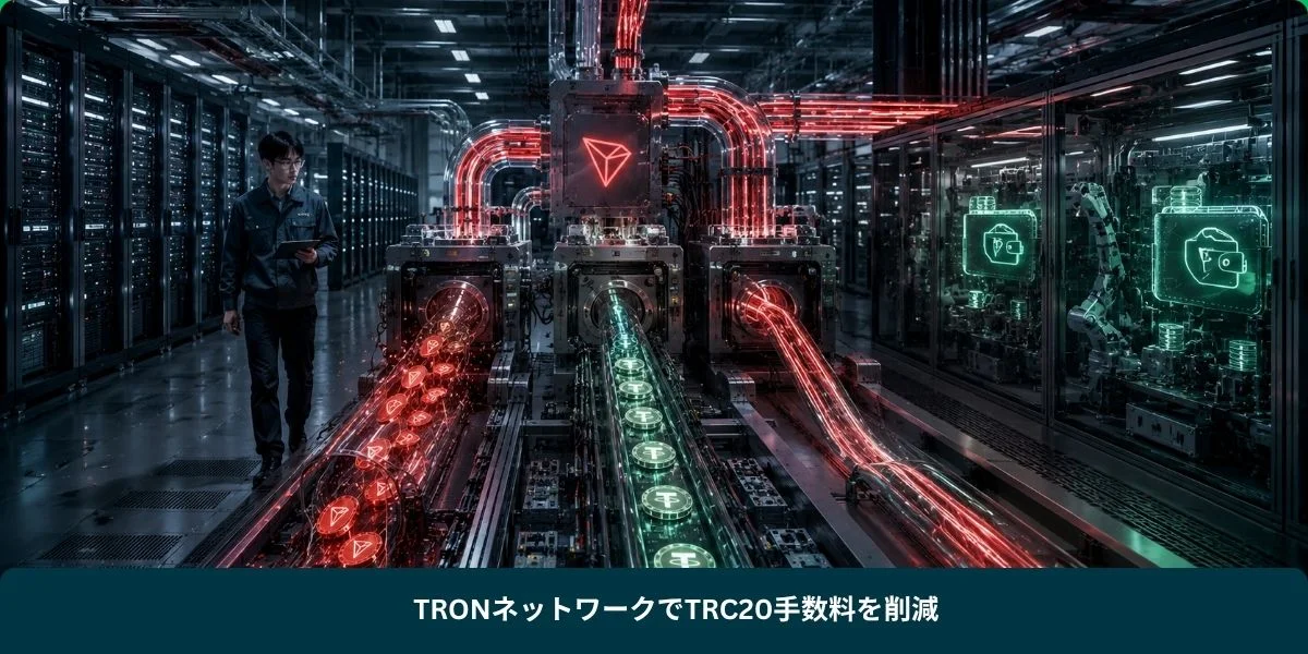 TRONネットワークでTRC20手数料を削減