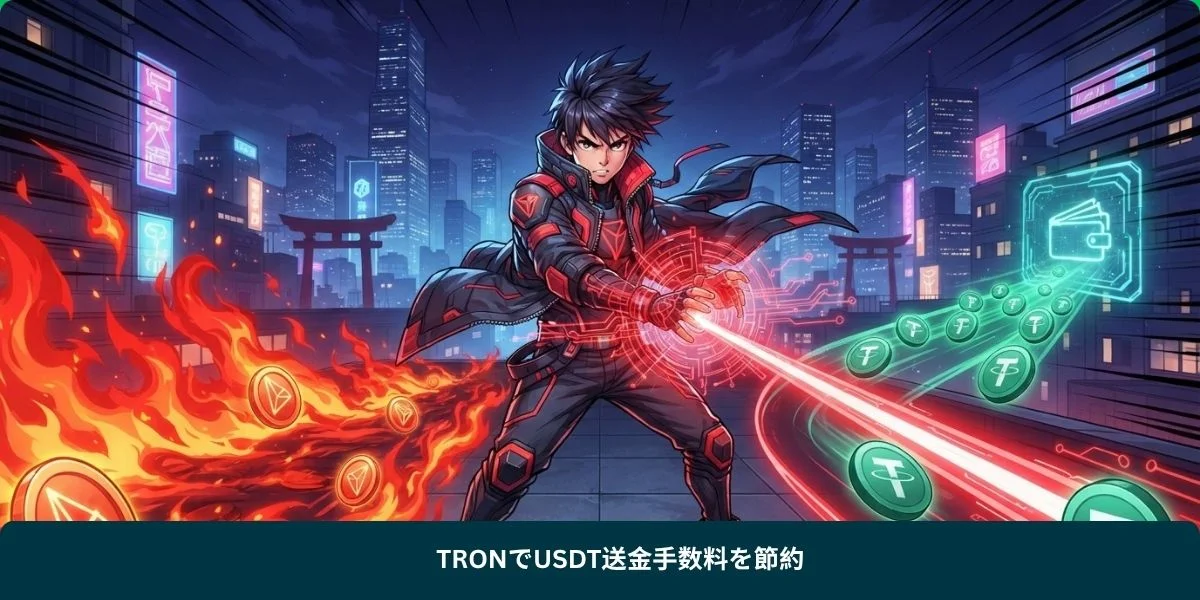 TRONでUSDT送金手数料を節約