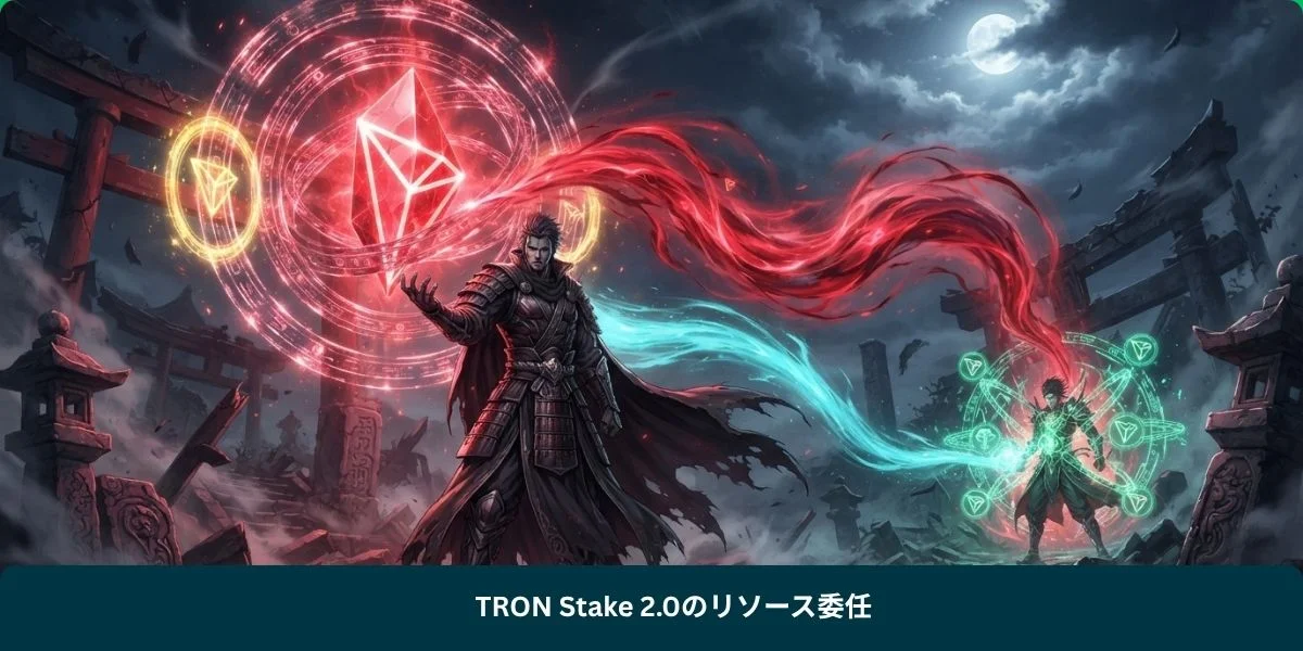 TRON Stake 2.0のリソース委任
