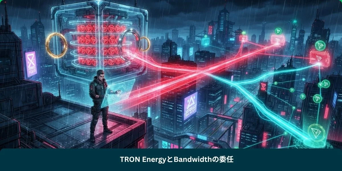 TRON EnergyとBandwidthの委任
