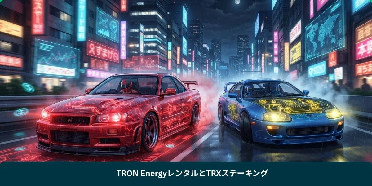 TRON EnergyレンタルとTRXステーキング