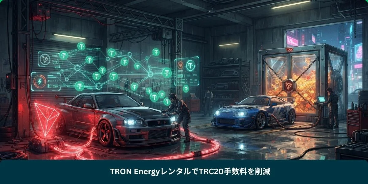 TRON EnergyレンタルでTRC20手数料を削減