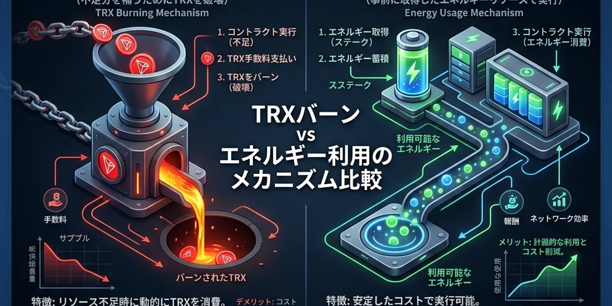 TRONエネルギー vs TRXバーン：USDT送金コスト徹底比較