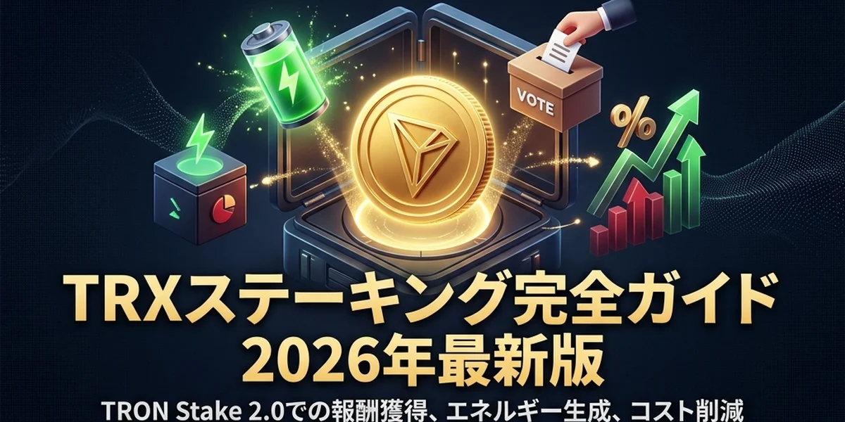 TRXステーキング完全ガイド：エネルギー獲得と報酬の仕組み